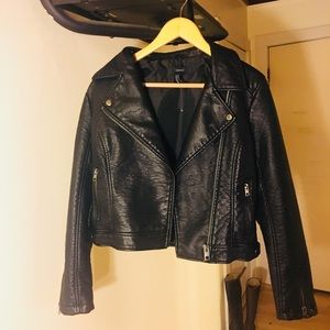 Forever 21 Black leather jacket